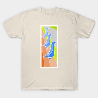 1970s birds T-Shirt